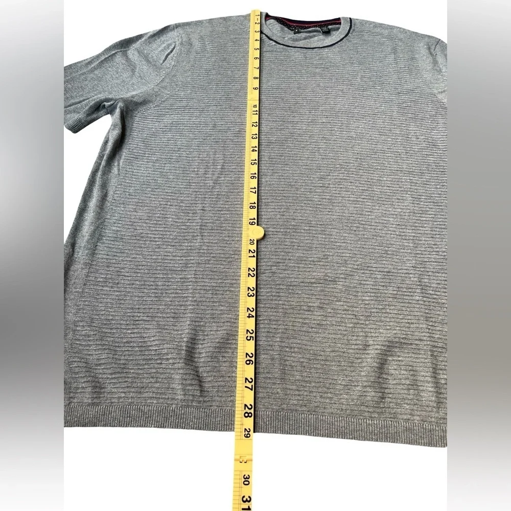 Ted Baker London Gray Short Sleeve Crewneck Sweater – Size 6 (XL) - Picture 7 of 11